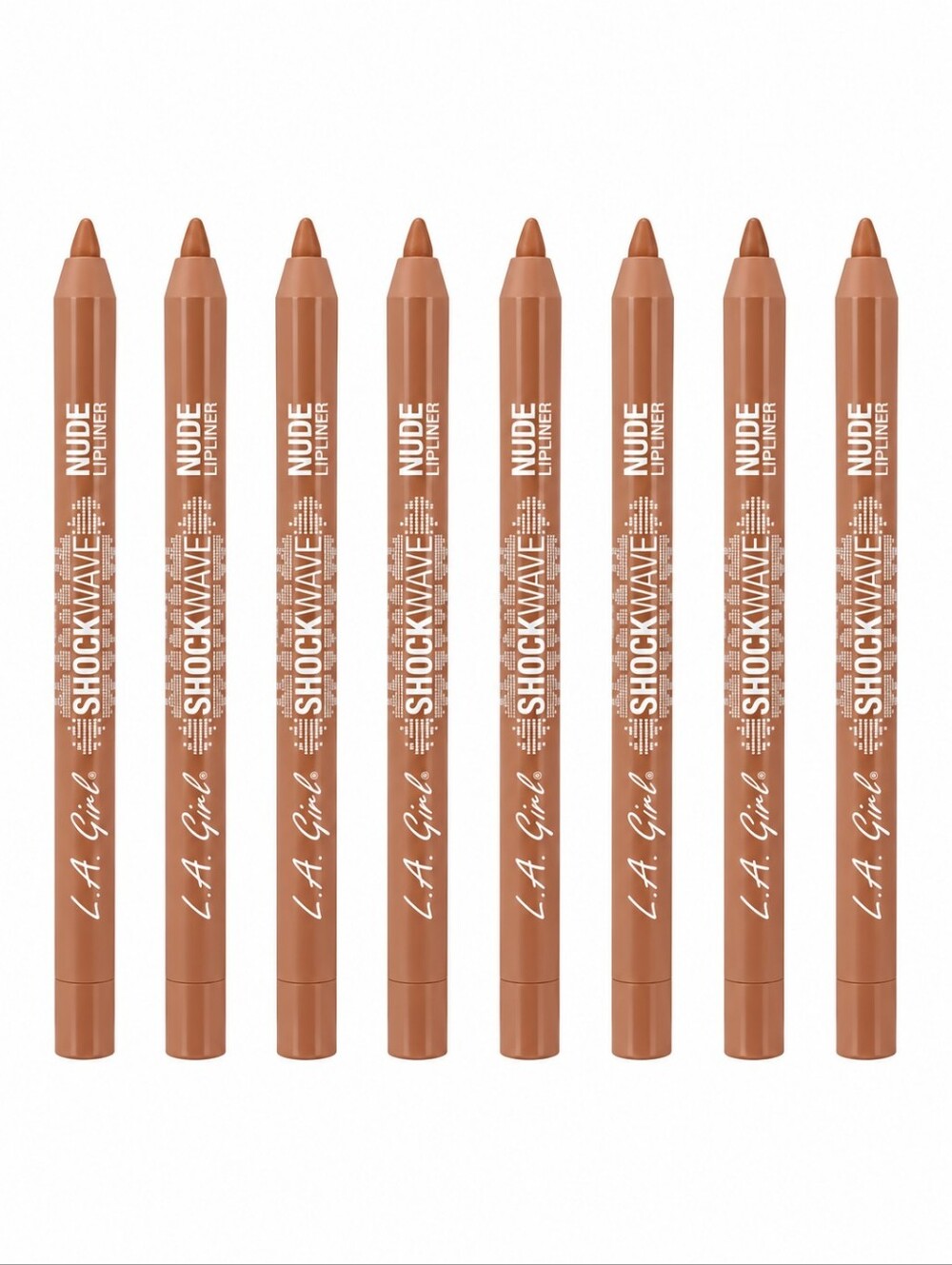 8 x LA Girl Nude Lip Liner, GP741 Maple Glaze